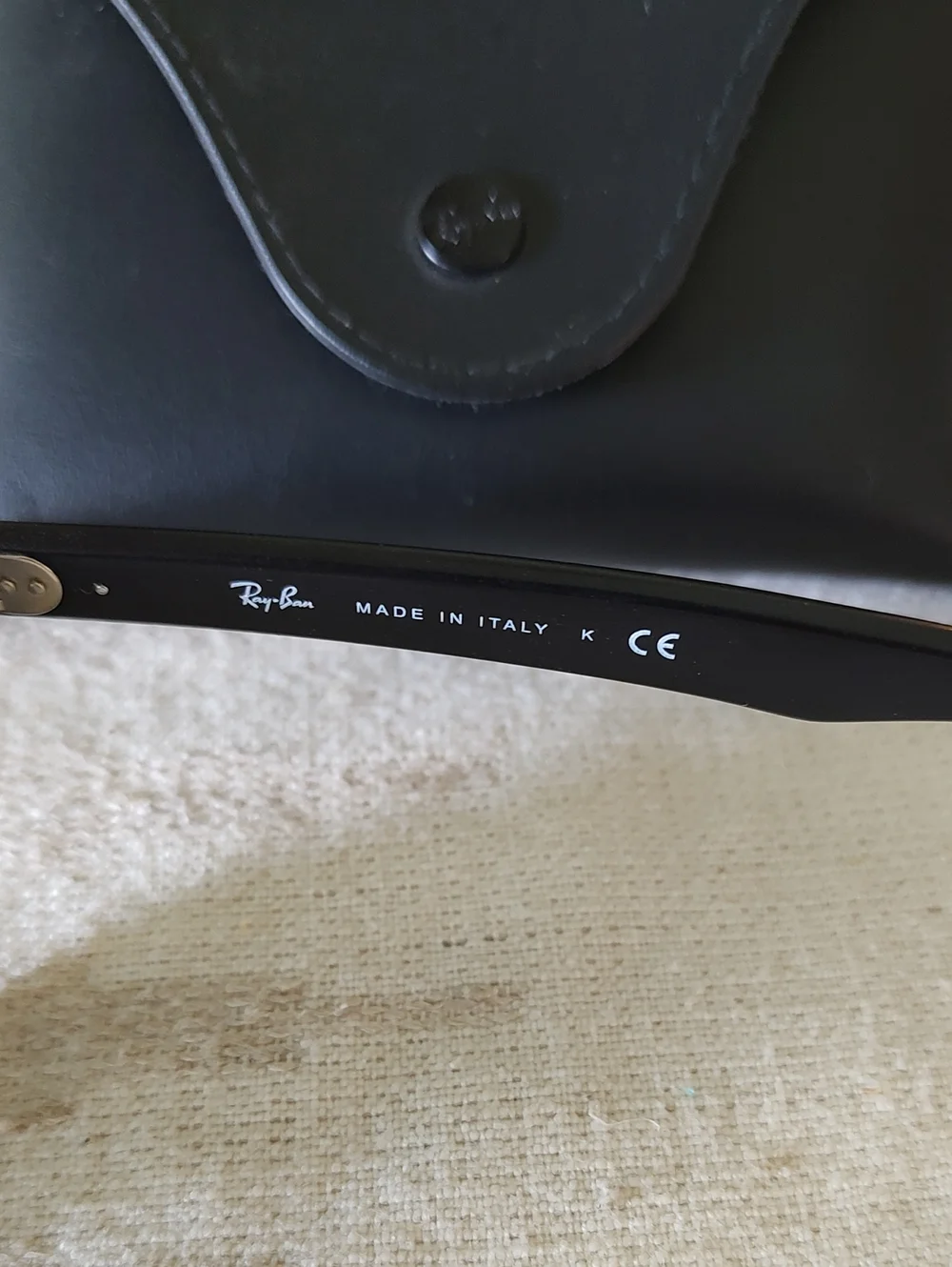 Ray-Ban Black Clubmaster Style Sunglasses with Black Case